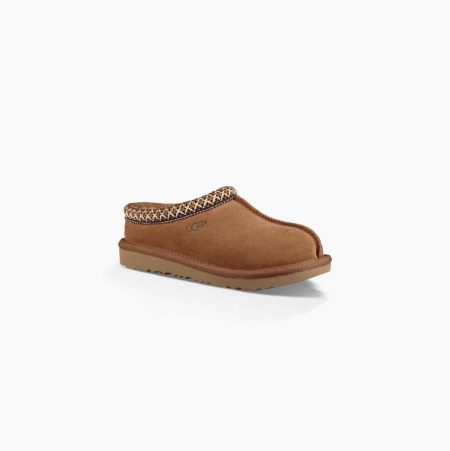 UGG Tasman II Brown Slippers for Toddlers (WRNC32594)